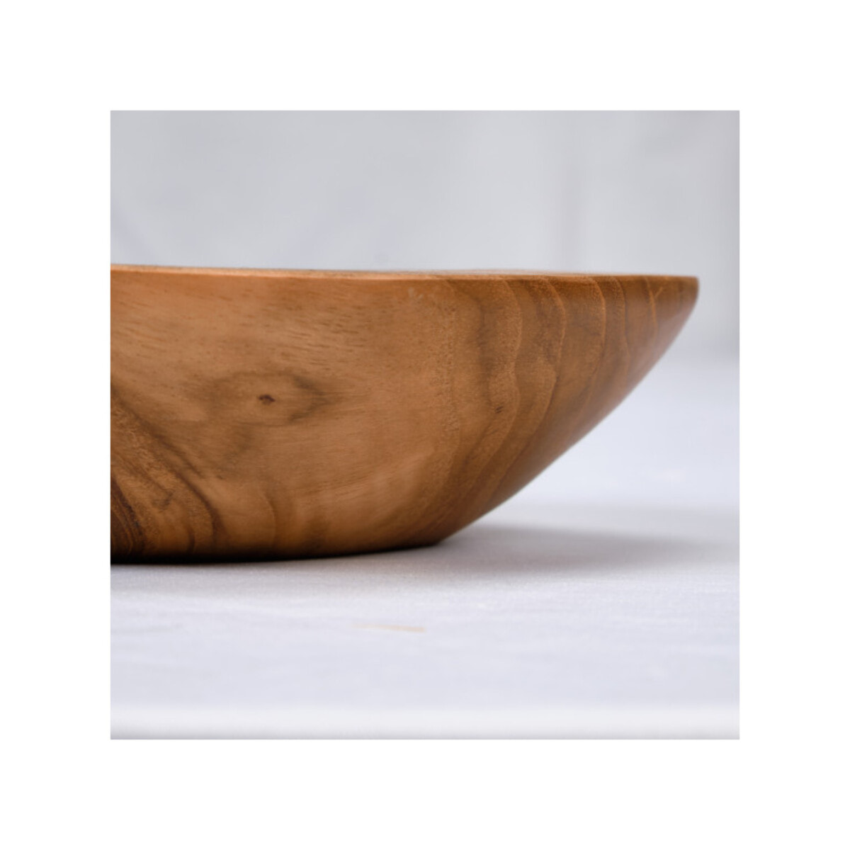 Plateau apéro 4 coupelles 50 cm en bois massif de teck - LYON