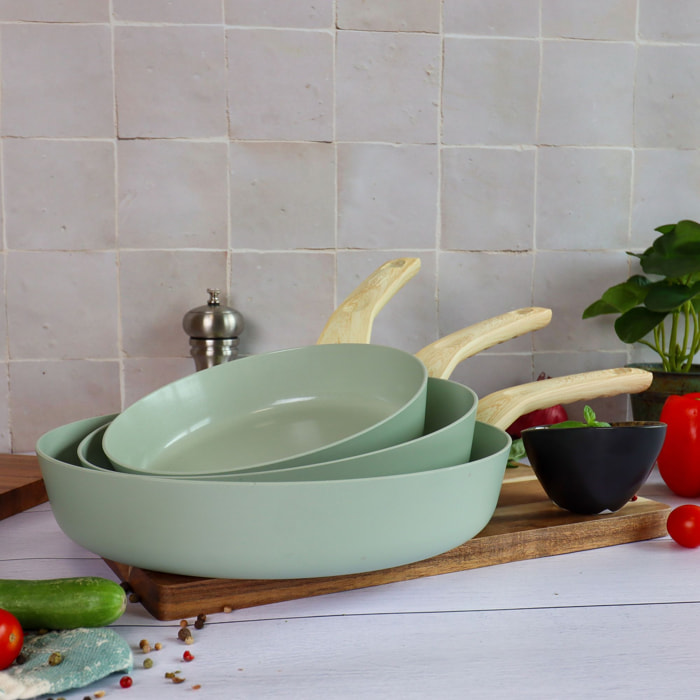 Batterie de cuisine 13 pièces revêtement en céramique COLORAMA