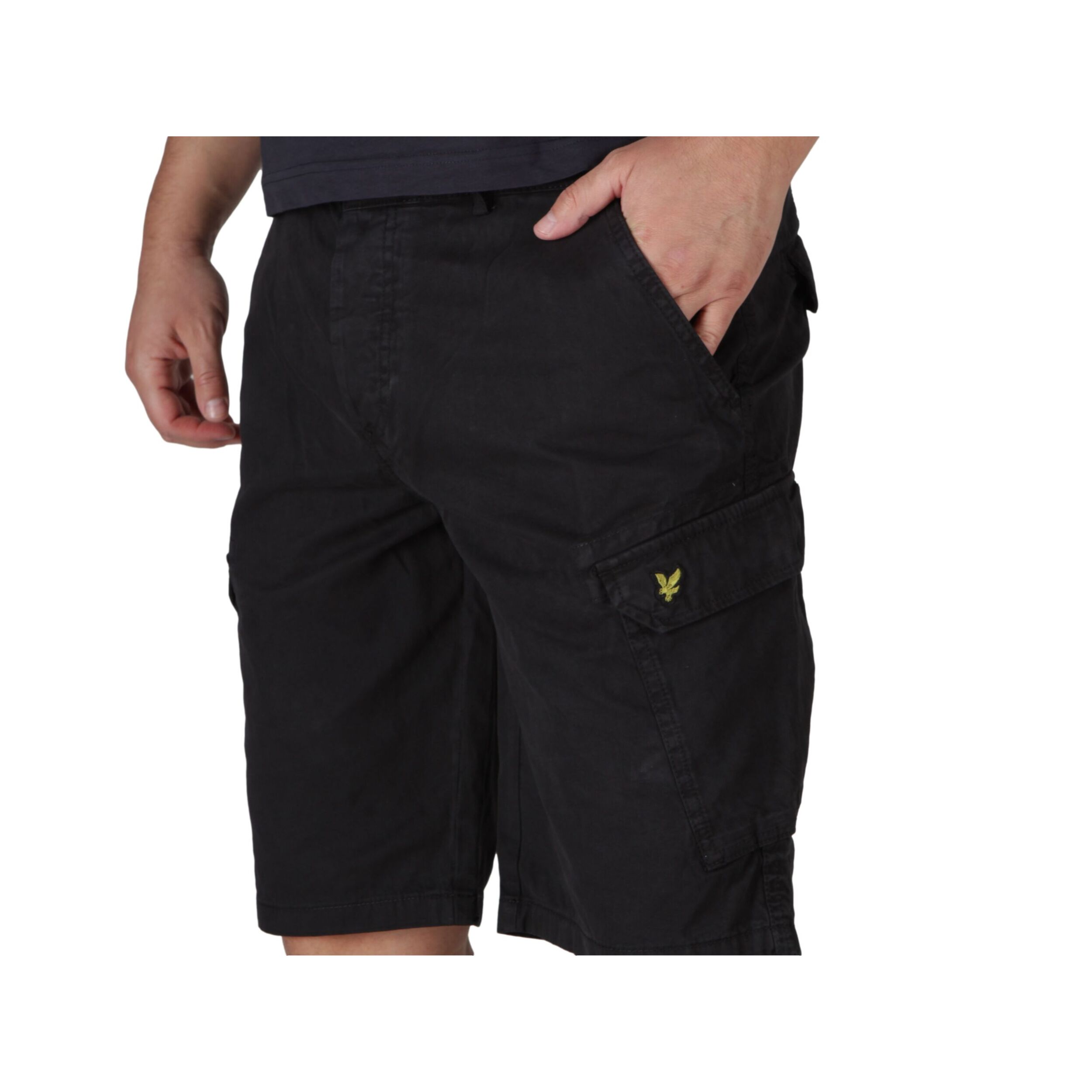 Shorts Lyle & Scott Wembley Cargo Short Jet Black Nero