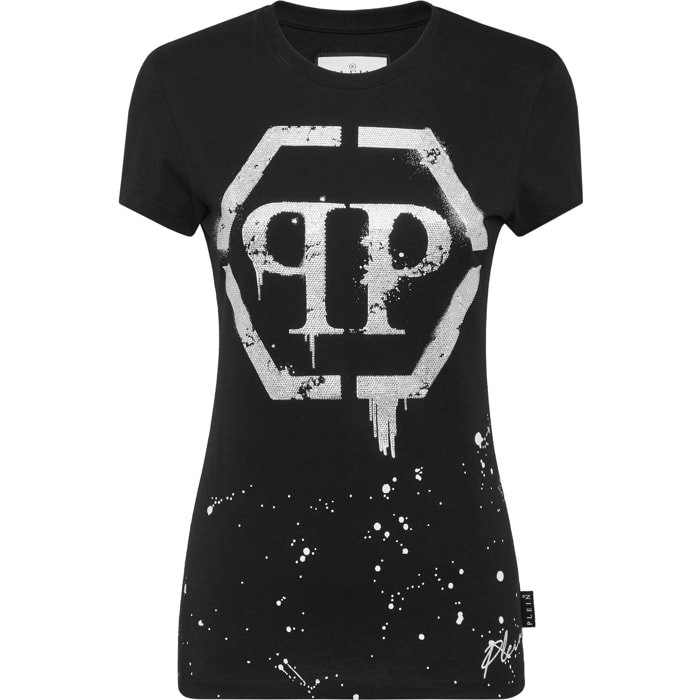 PHILIPP PLEIN T-Shirt Round Neck HEXAGON