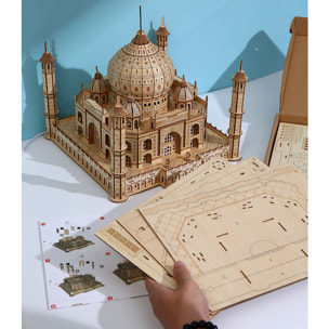 Modello in Legno 3D, design Taj Mahal. 388 pezzi.