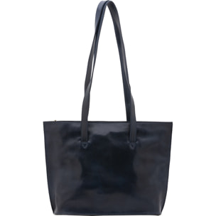 Borsa a spalla da donna - Modello False - 100% pelle - 27.0 x 38.5 x 10.0 cm