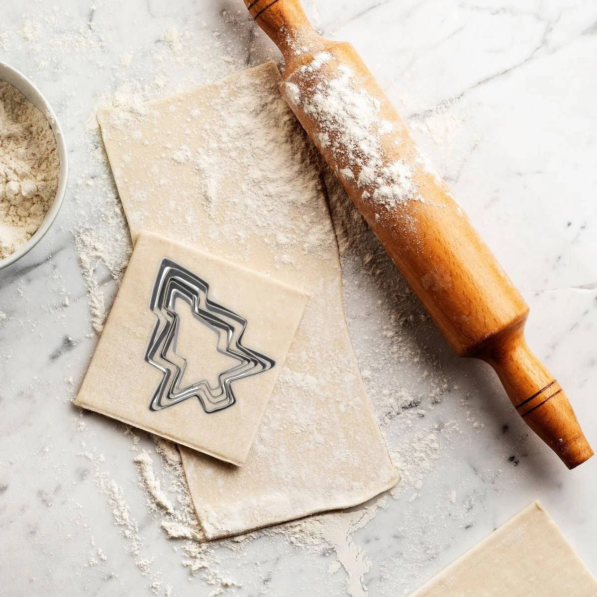 Lot de 5 emporte-pièces de Noël en forme de sapin Zenker Emporte-pièces