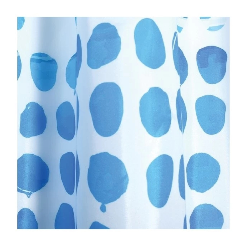 Rideau de douche Polyester WATERCOLOR 180x200cm Bleu & Blanc - MSV