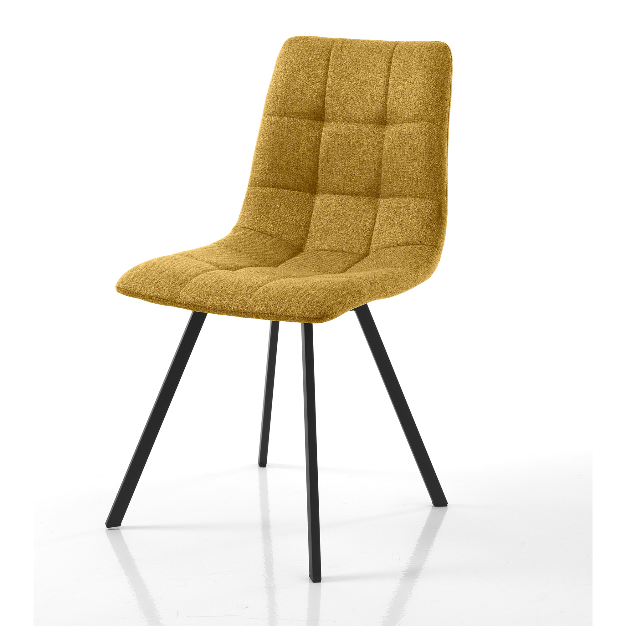 ORESTELUCHETTA Set 4 Sedie imbottita JANE YELLOW