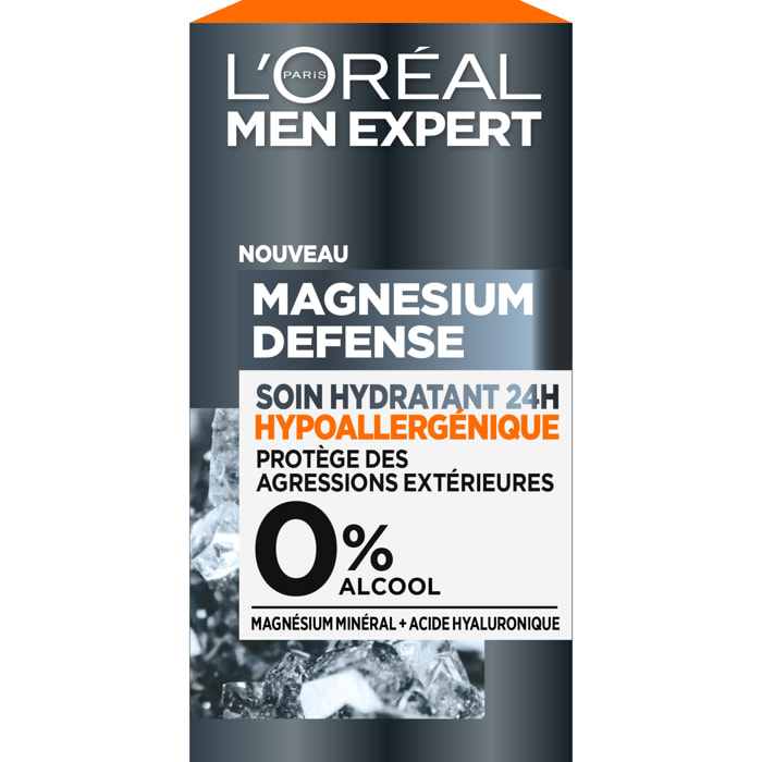 L'Oréal Men Expert Magnesium Defense Soin Hydratant 24H Hypoallergénique