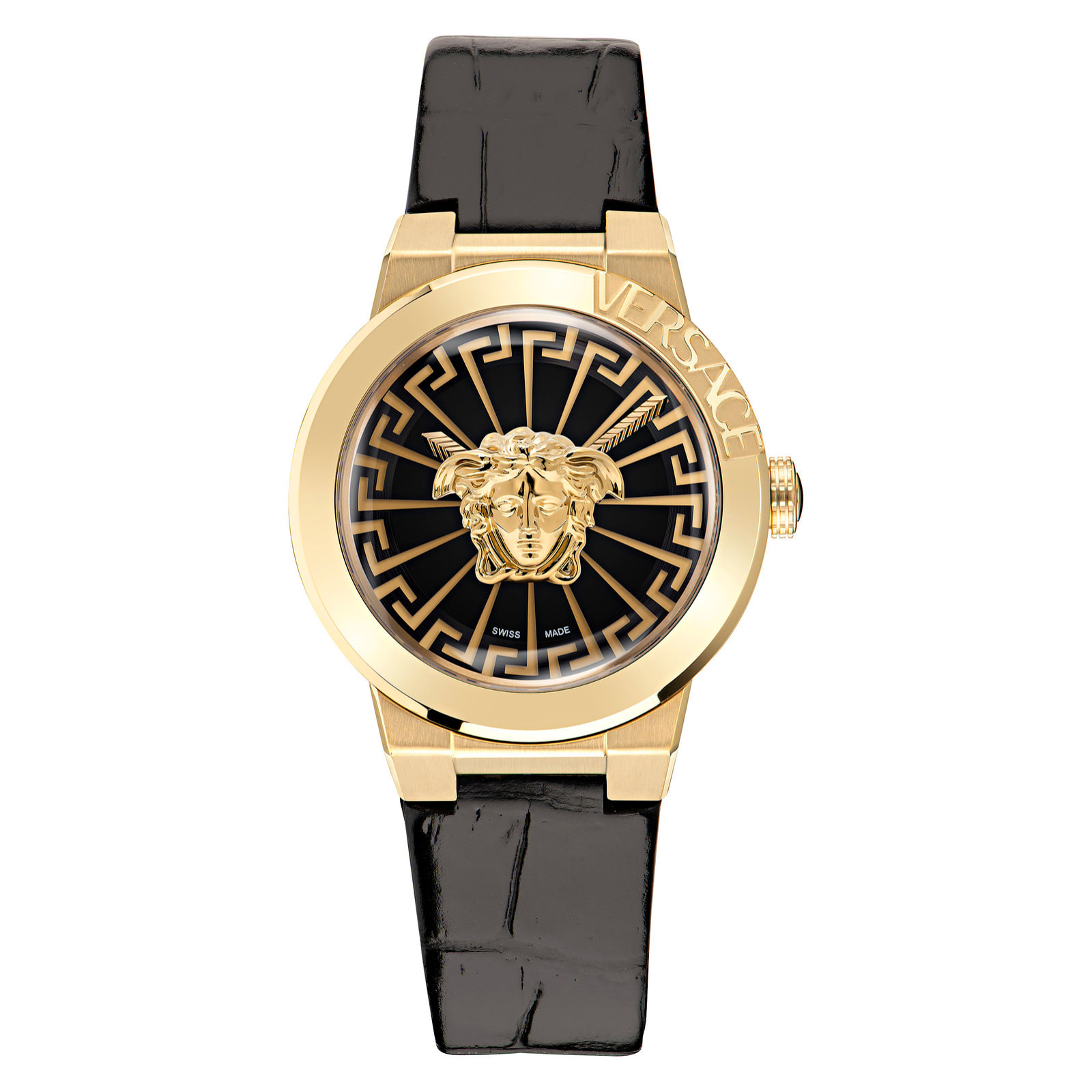 Reloj Versace VE3F00222 Mujer Analogico Cuarzo con Correa de Cuero