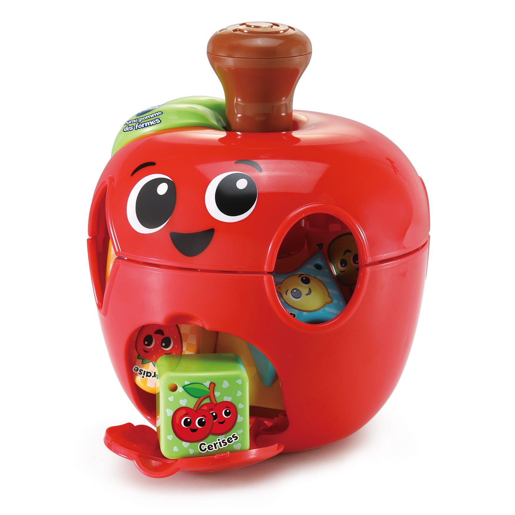 Tourni pomme des formes (plastique réutilisé) - rouge - dès 12 mois