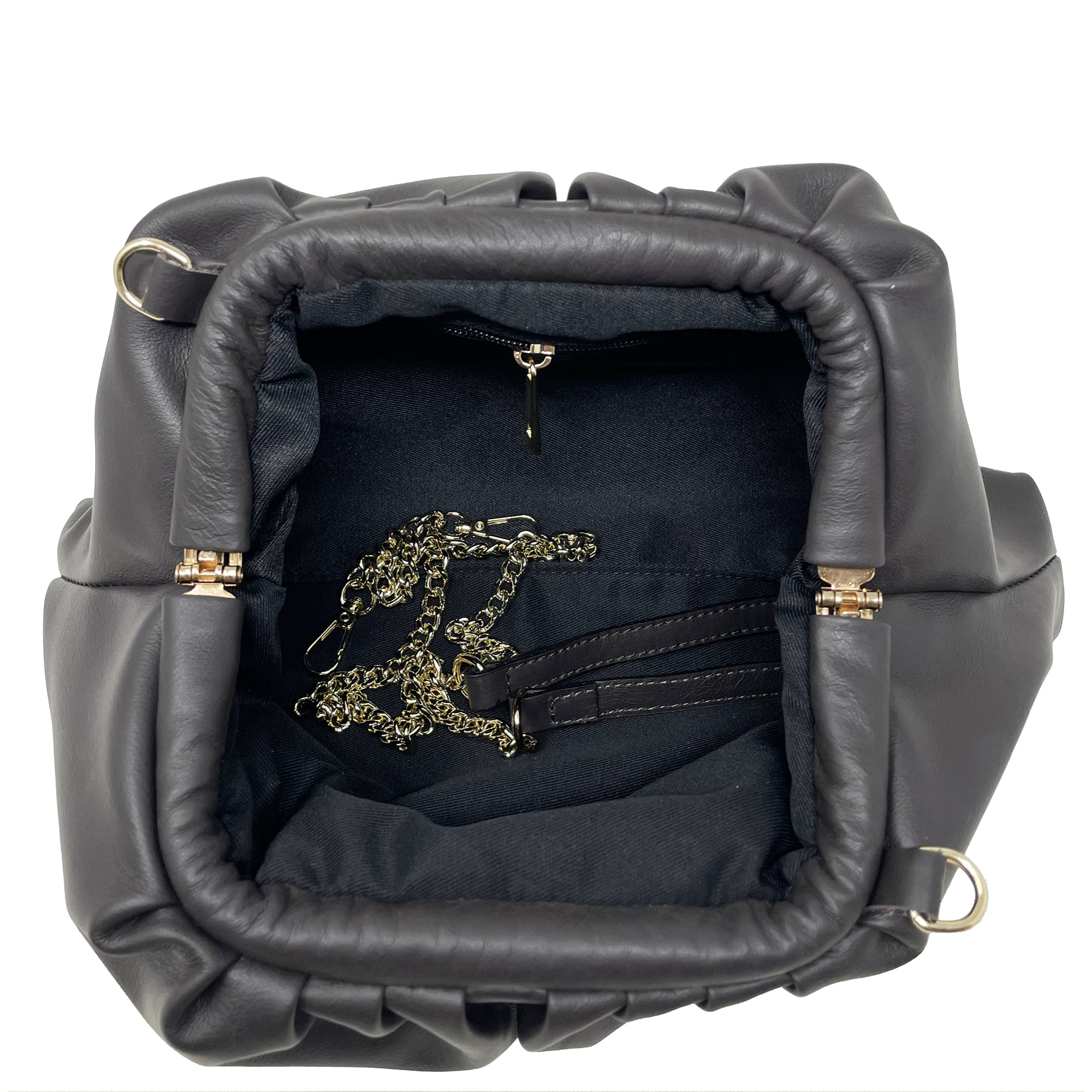 Borsa Clutch in Vera Pelle Made in Italy