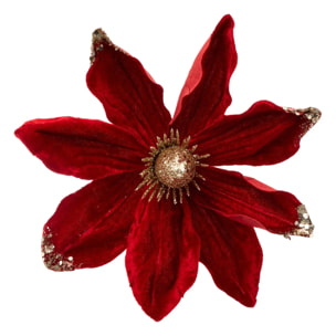 Sujet magnolia 22cm rouge