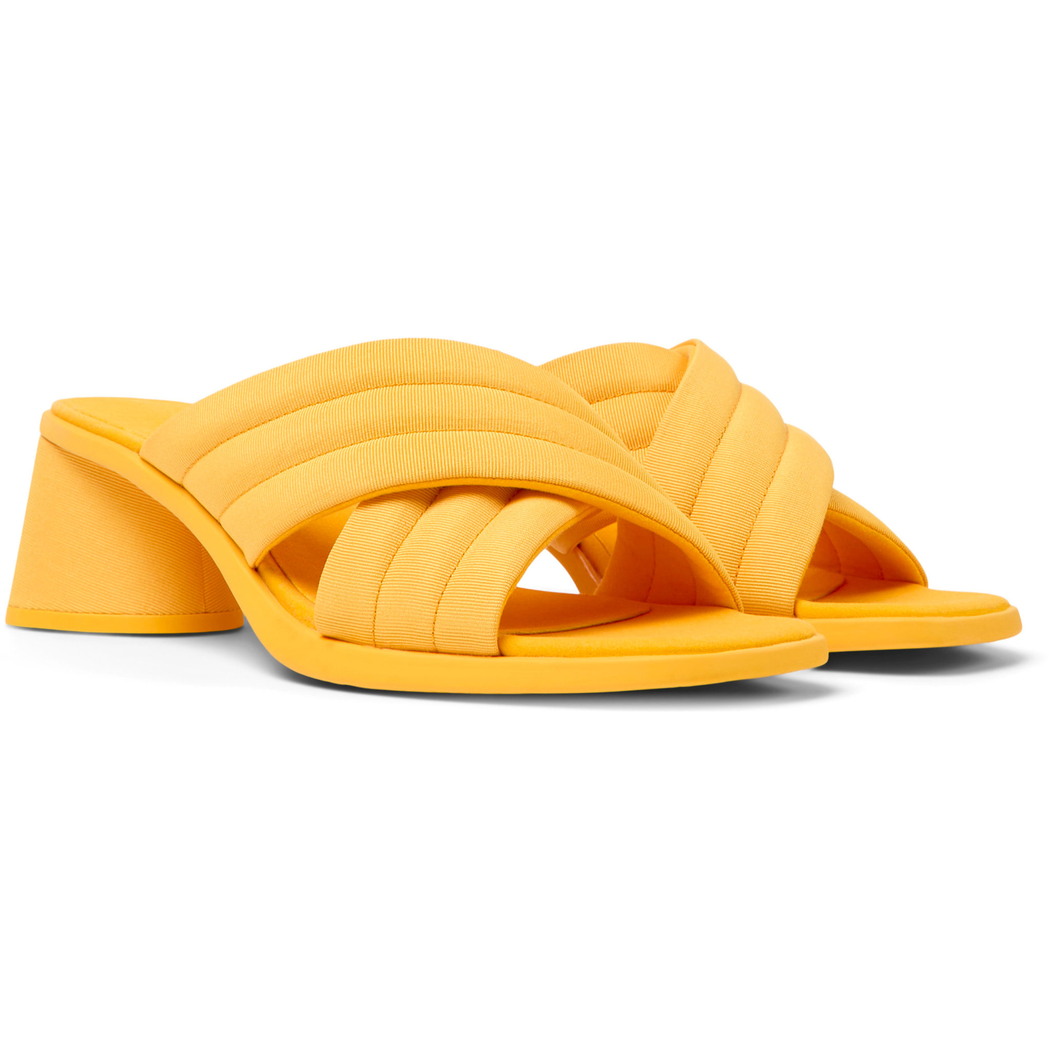 Sandalias - CAMPER Kiara - Naranja - Textil técnico (poliéster reciclado)