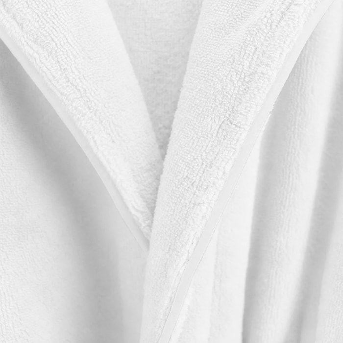 Peignoir enfant enfant coton mélangé 300 g/m² uni blanc Teddy blanc