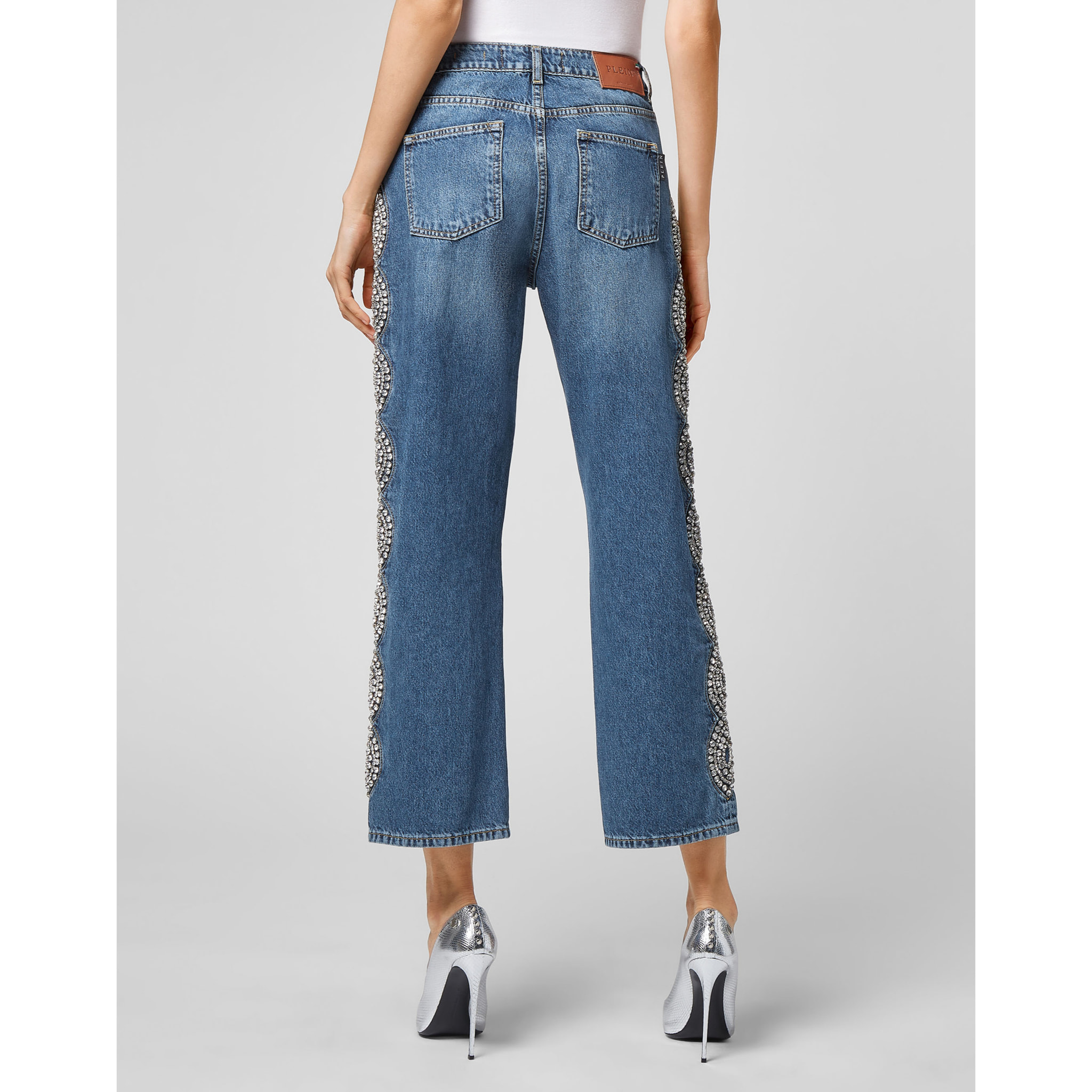 PHILIPP PLEIN Denim Trousers Loose Fit
