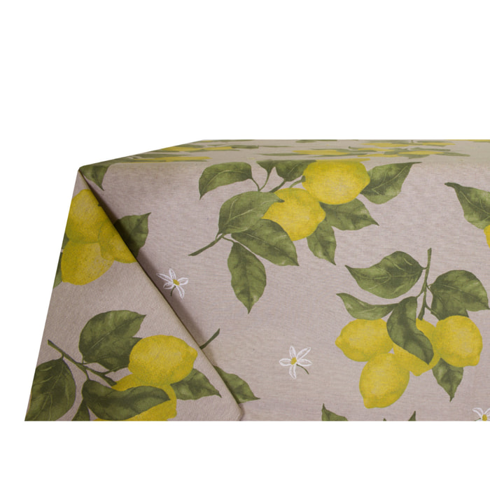 Tovaglia Miros Misto Cotone Made in Italy per Cucina e Tavola Pratica Uso Quotidiano Disegno Sole RP
