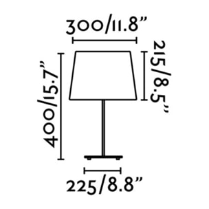 SWEET Lampe de table noir