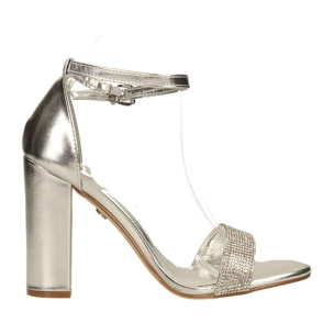 Sandali Donna Tata Italia Argentato