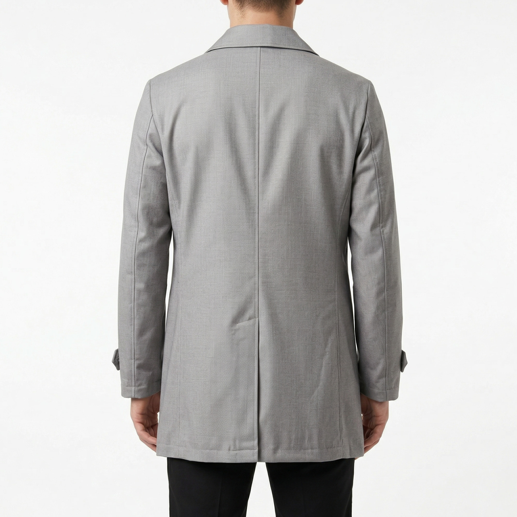 Trench collo camicia