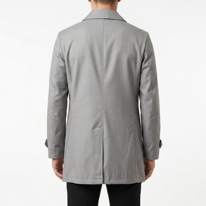 Trench collo camicia