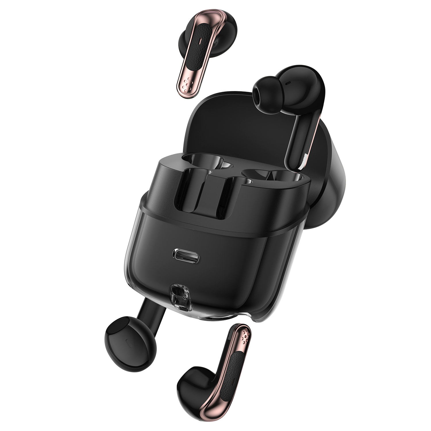 J17 Doppia coppia di auricolari con bluetooth 5.4.