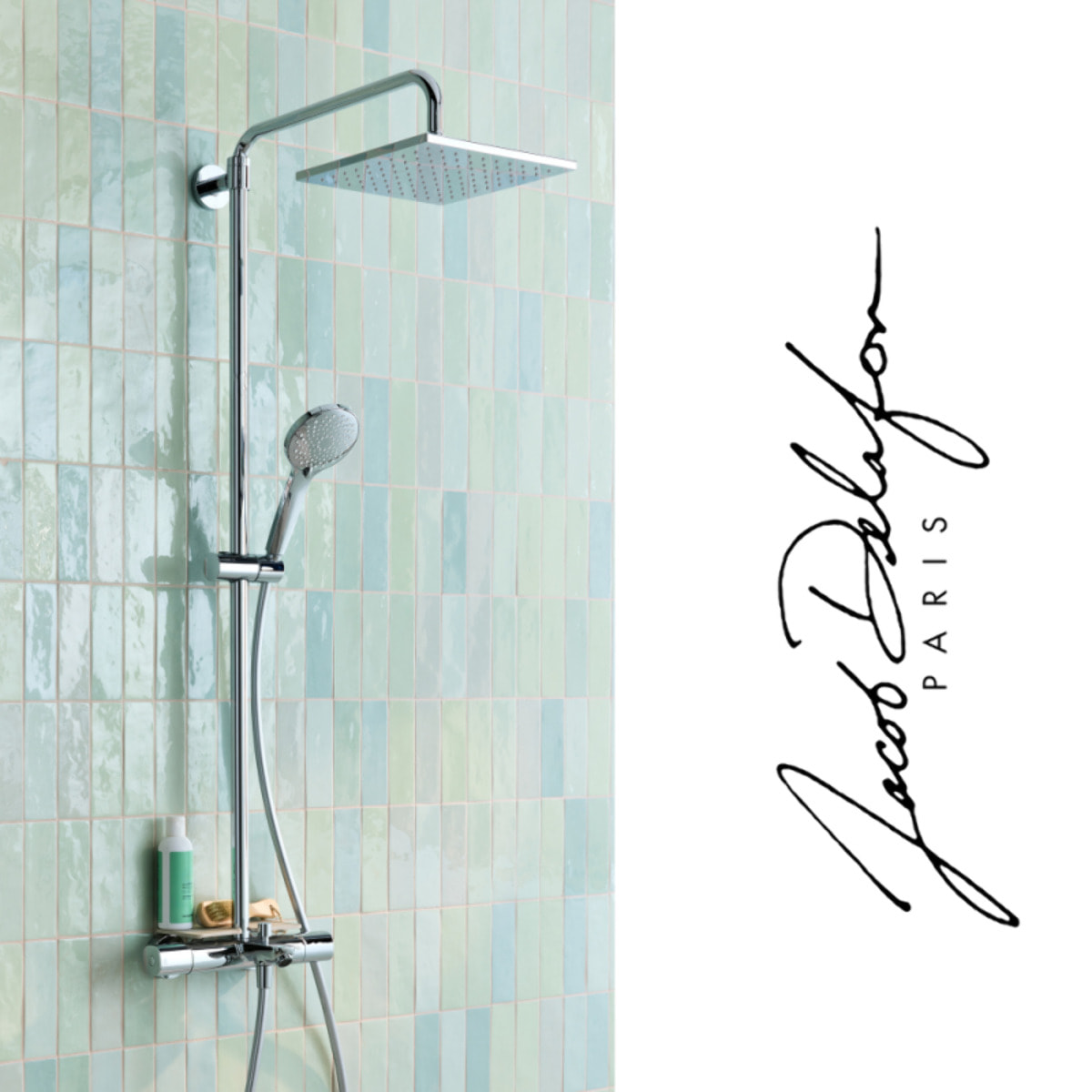Colonne bain douche thermotastique July+ chromé