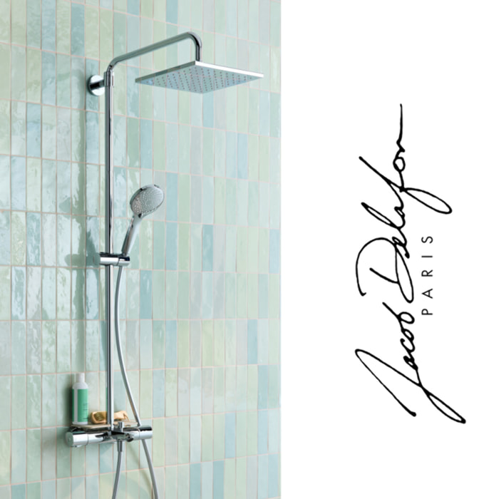 Colonne bain douche thermotastique July+ chromé