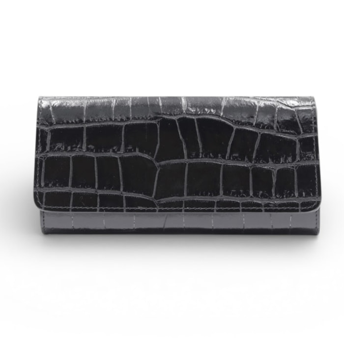 Cartera Cheval Firenze Cosmo Croc Negro