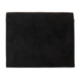 Mini bag nera in microfibra