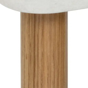 Etagère 3 niveaux Come bois et effet marbre