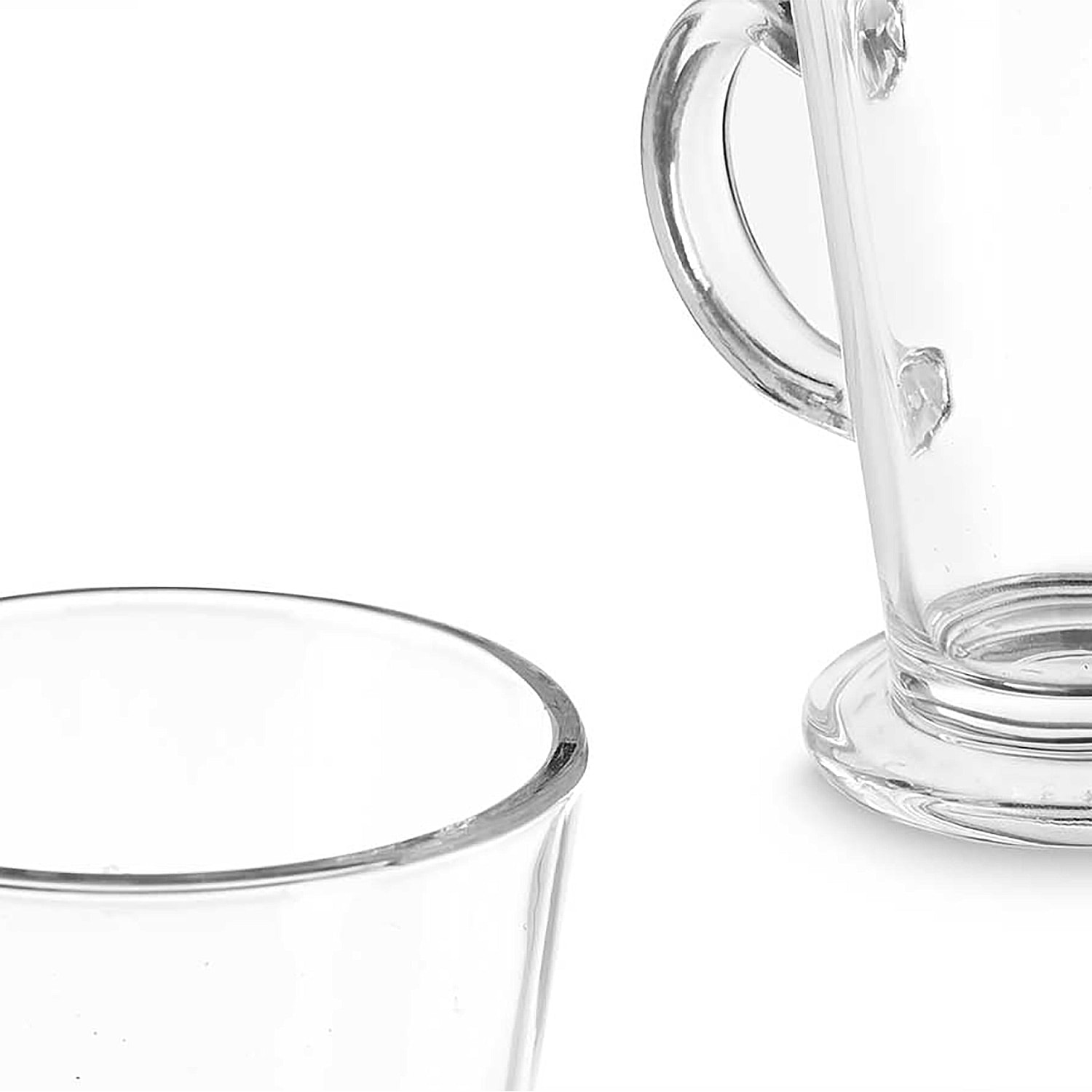 PACK 6 TAZZE VETRO CAFFÈ LATTE 280ML