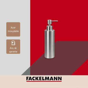 Distributeur de savon moderne gris 20,5 cm Fackelmann Tecno