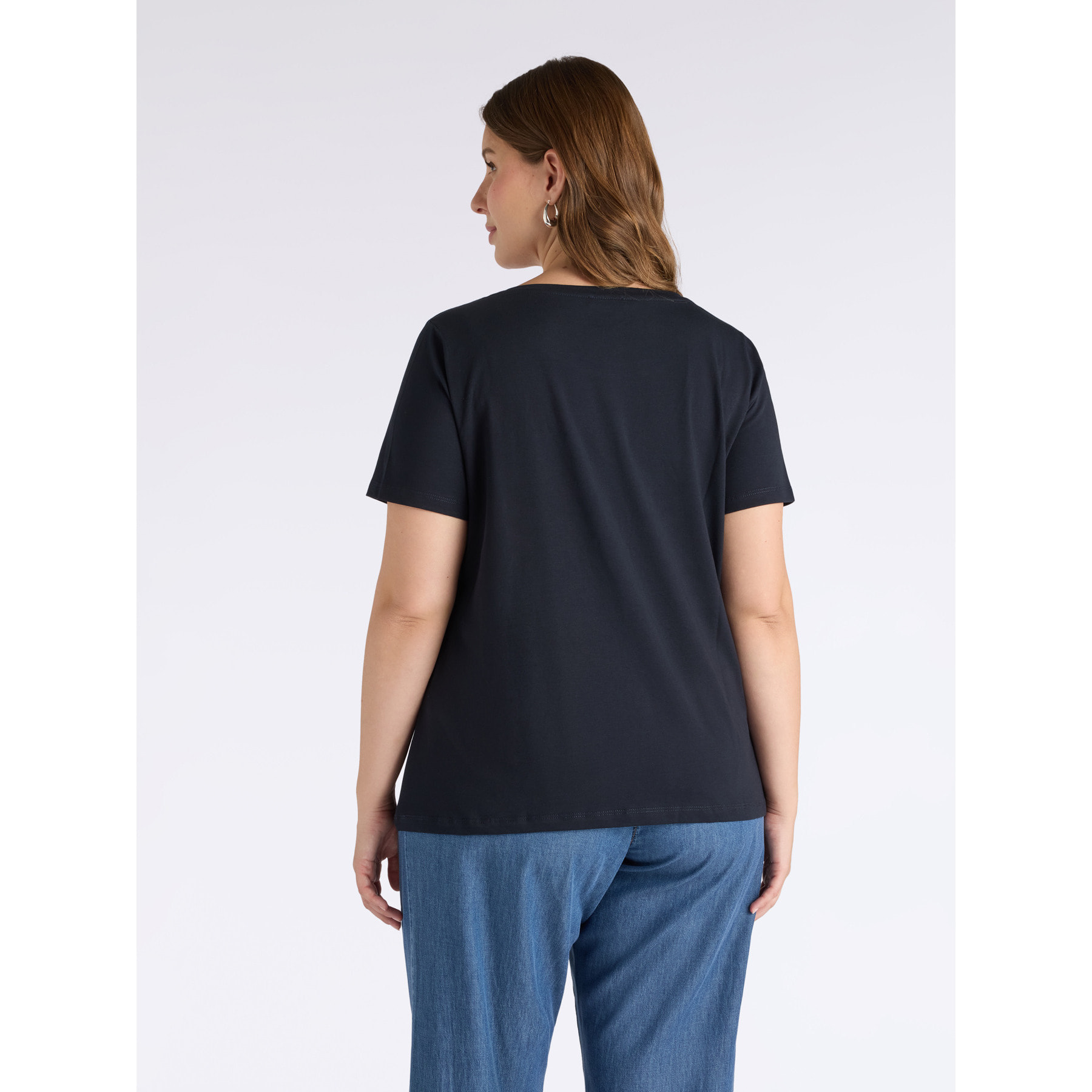 Fiorella Rubino - T-shirt con stampa maiolica - Blu