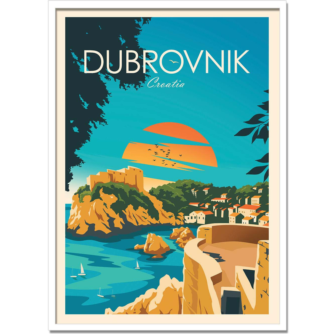Affiche - Dubrovnik - Studio Inception