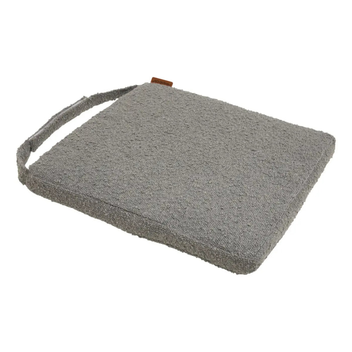Galette de chaise Solfia 40x40cm gris ardoise