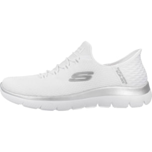 Sneakers De  Mujer Slip-ins  Summits - Diamond Dream Blanco