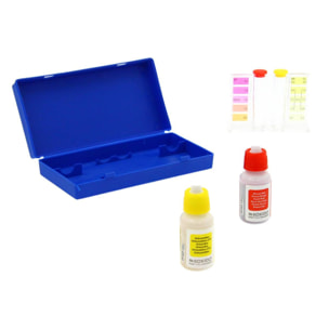 Kit de análisis líquido prueba ph y cloro piscina
