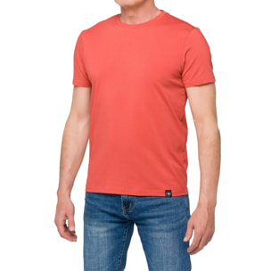 T-shirt in cotone slim fit Hot Buttered Canggu Rosso