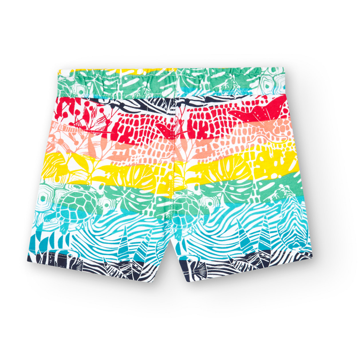 Bermudas para niÃ±o estampadas en azul marino, Camiseta, niÃ±o