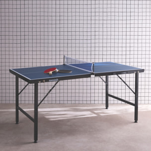 Mini table de ping pong intérieure pliante avec 2 raquettes et 3 balles MINI TABLE DE PING PONG INTÉRIEURE