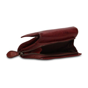 Portafoglio uomo in vera pelle - Modello Boreal - Casual - 14.0 x 9.0 x 4.5 cm