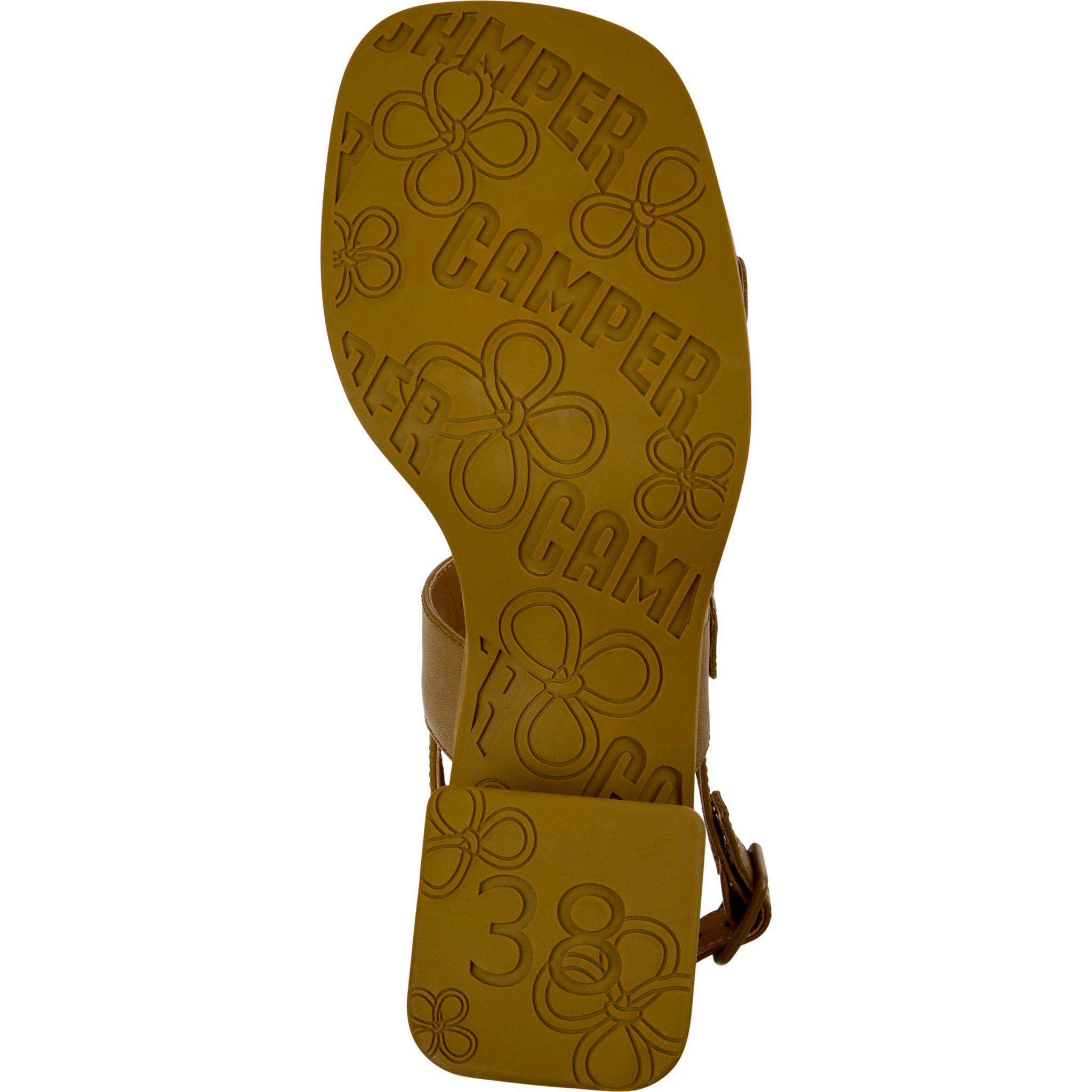 Sandalias - CAMPER Kora Sandal - Verde - Cuero liso