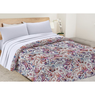 Trapunta Invernale 300gr Diadema Flora Stampa Digitale Fantasia Floreale D5