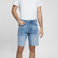 Bermuda Wyatt - coton - bleu denim