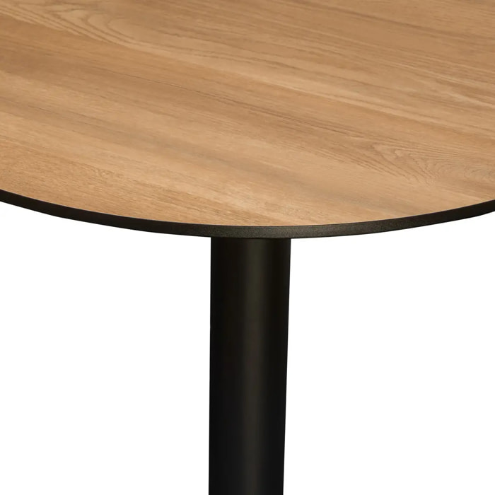 Table de bar Voluto ronde D.70cm marron