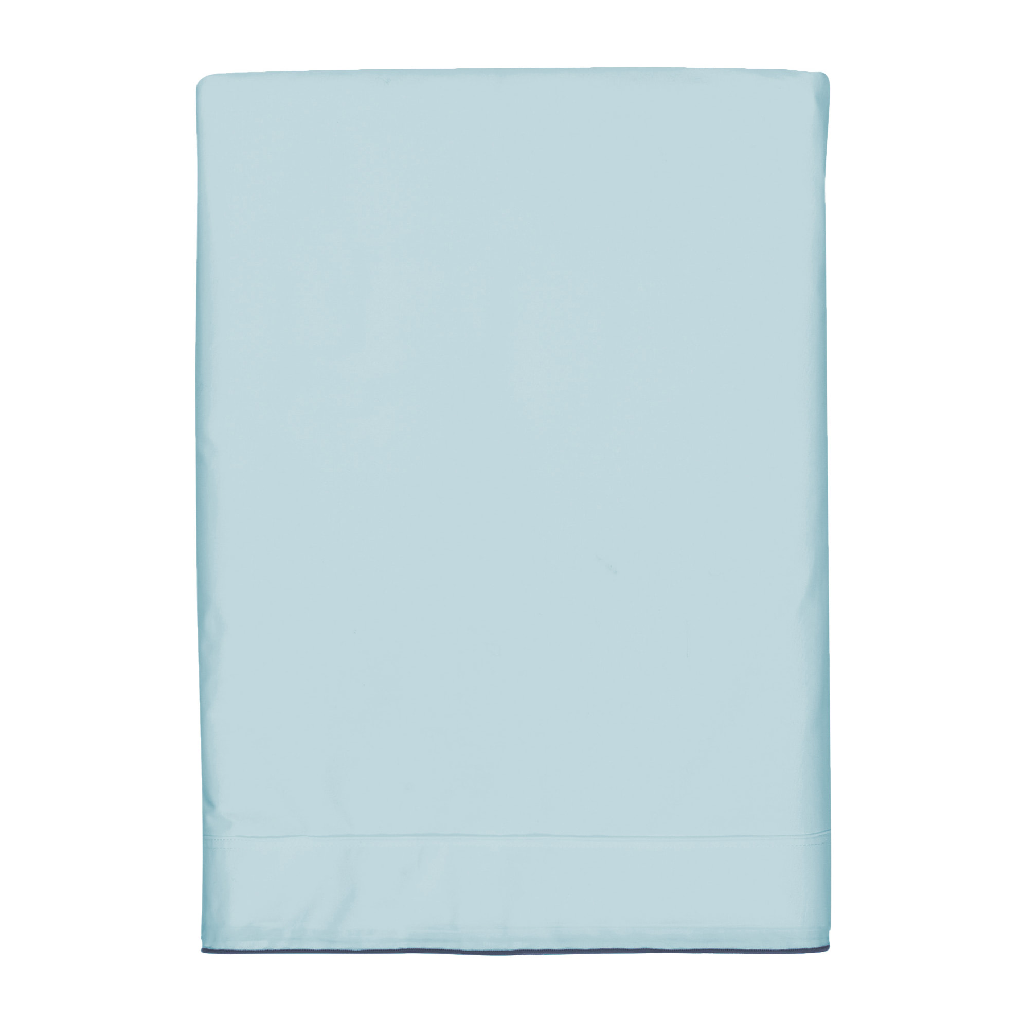 Drap plat en satin de coton lavé, RÊVE SATINÉ