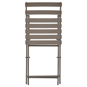 Chaise de jardin empilable Greensboro café