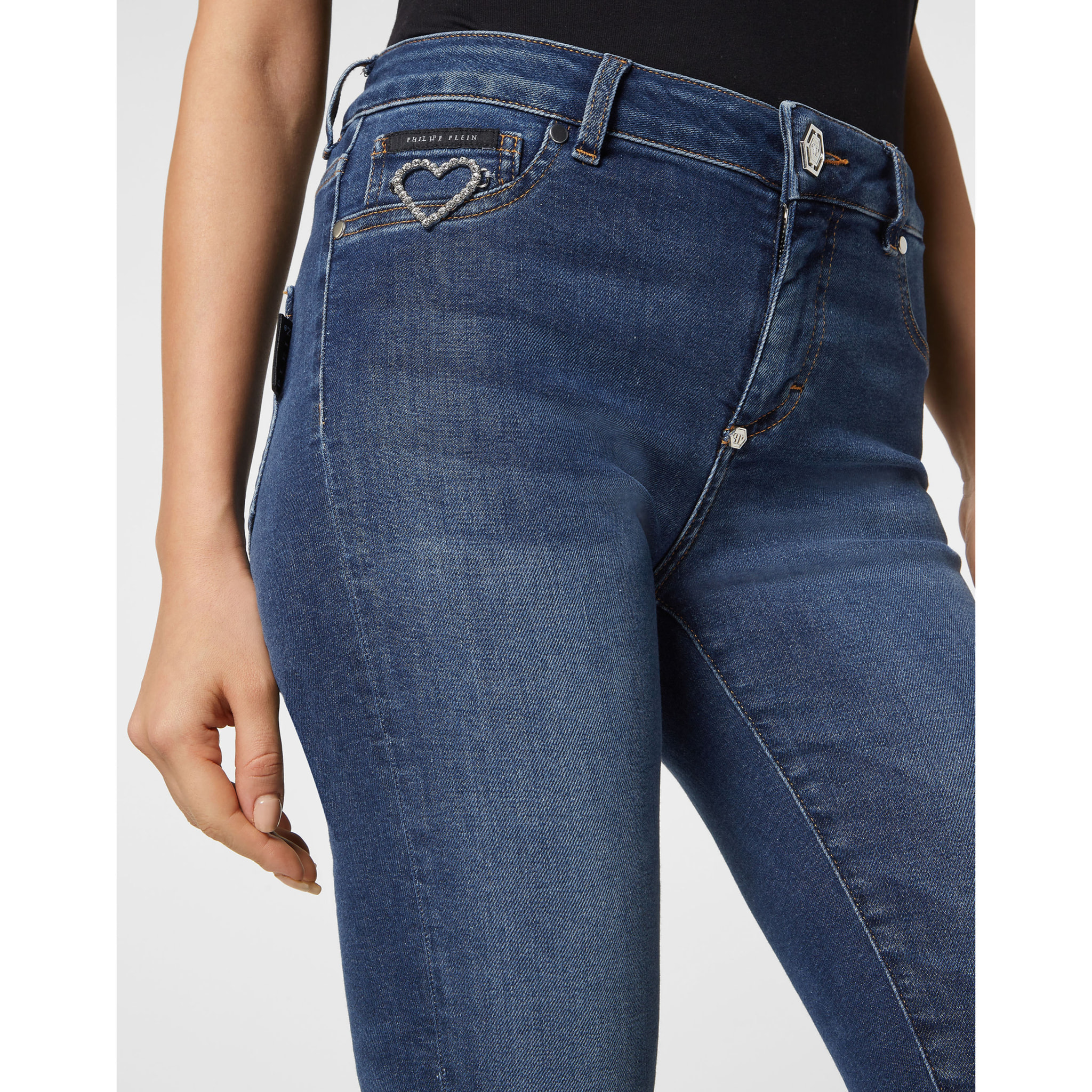 PHILIPP PLEIN Jeggings HEART