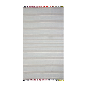 Telo Mare Fouta Modello Multicolor Con Pon Pon