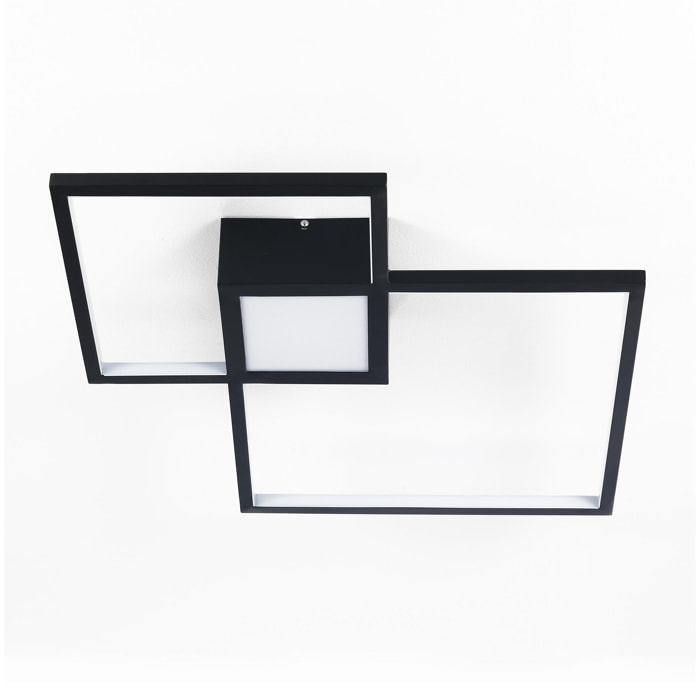 TOMASUCCI Plafoniera / Applique SQUARE BLACK Nero