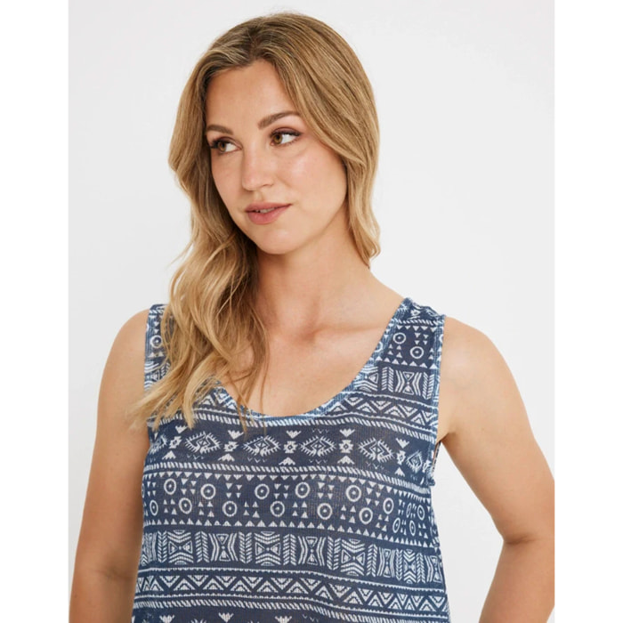 Camiseta Tirantes Azul Marino - Valfarta