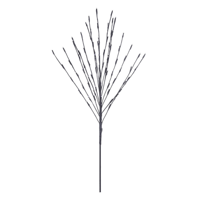 Árbol artificial de 110cm con 80 luces led mulitcolor y doble temporizador